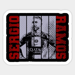 Sergio ramos, PSG _ Soccer player,Football player Sticker